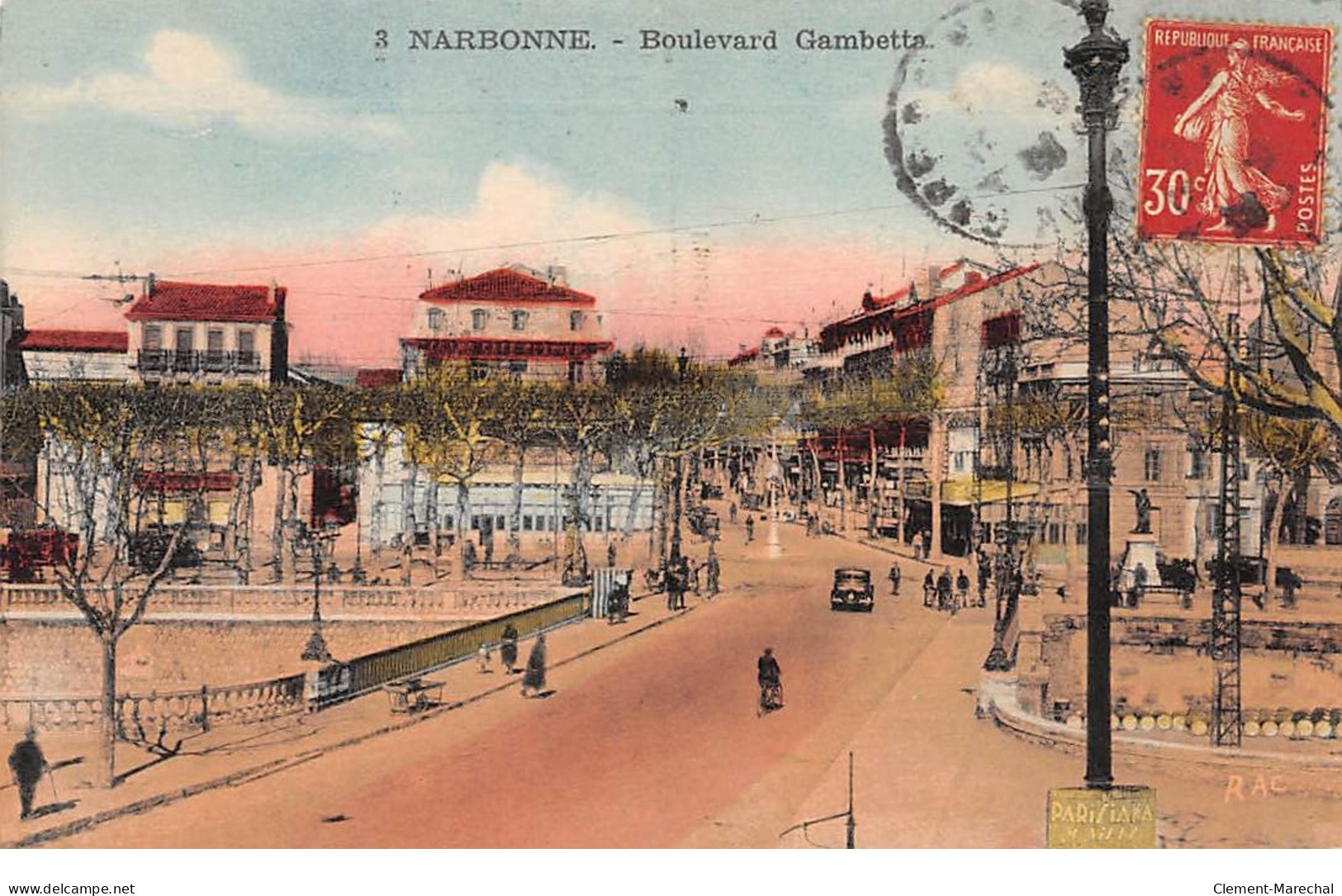NARBONNE - Boulevard Gambetta - Très Bon état - Narbonne