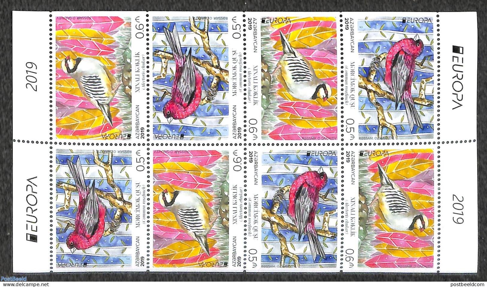 Azerbaijan 2019 Europa, Birds Booklet, Mint NH, History - Nature - Europa (cept) - Birds - Autres & Non Classés