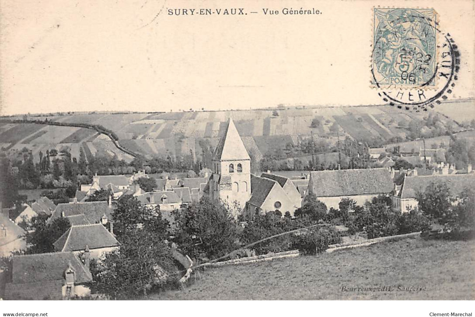 SURY EN VAUX - Vue Générale - Très Bon état - Sury-près-Léré