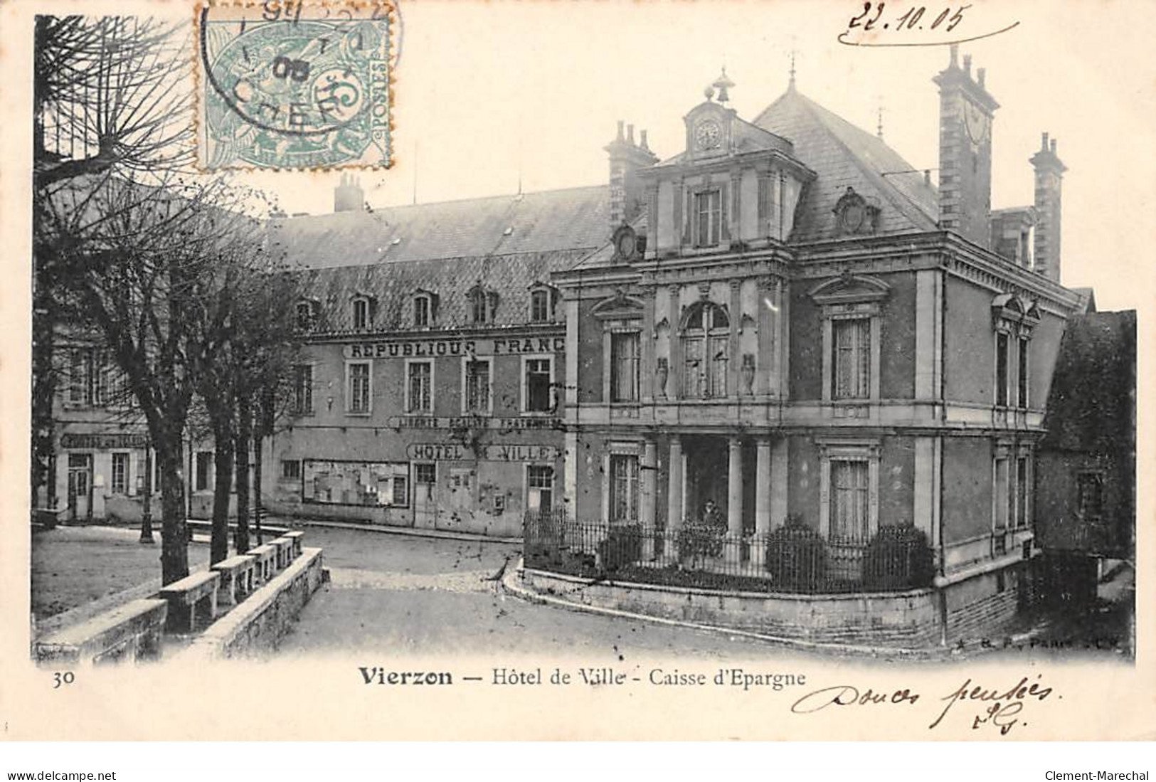 VIERZON - Hôtel De Ville - Caisse D'Epargne - Très Bon état - Vierzon