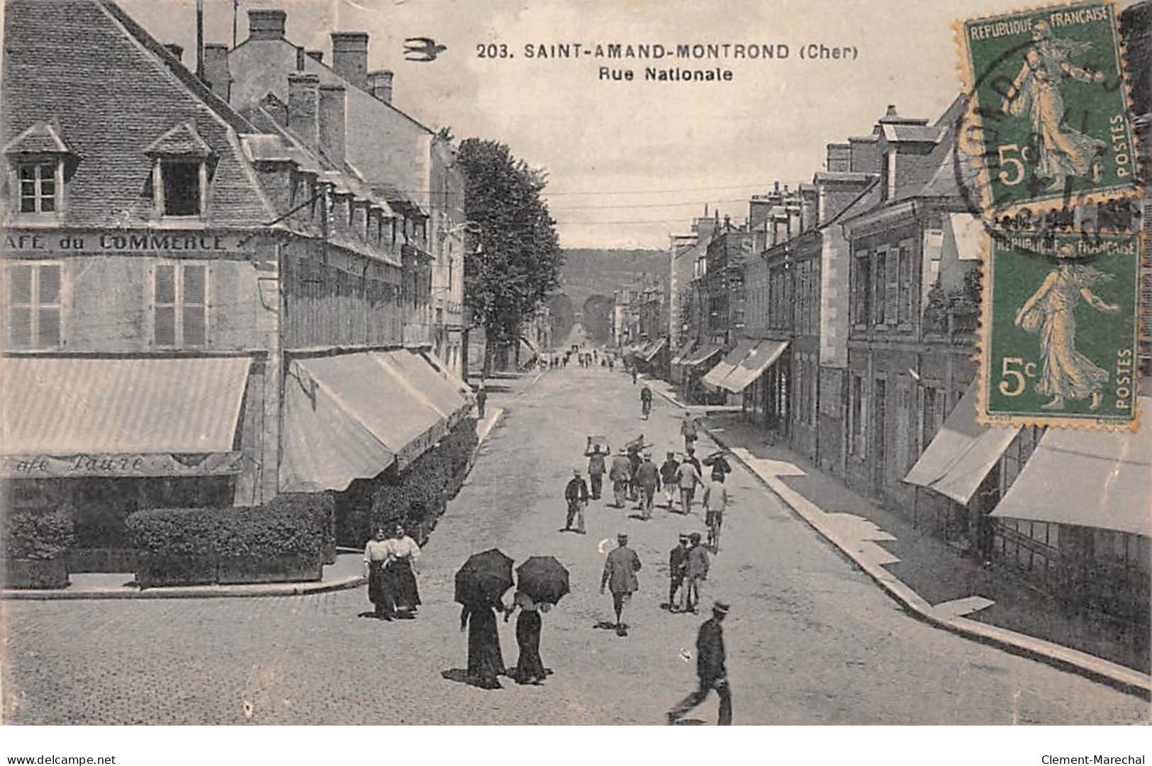 SAINT AMAND MONTROND - Rue Nationale - Très Bon état - Saint-Amand-Montrond
