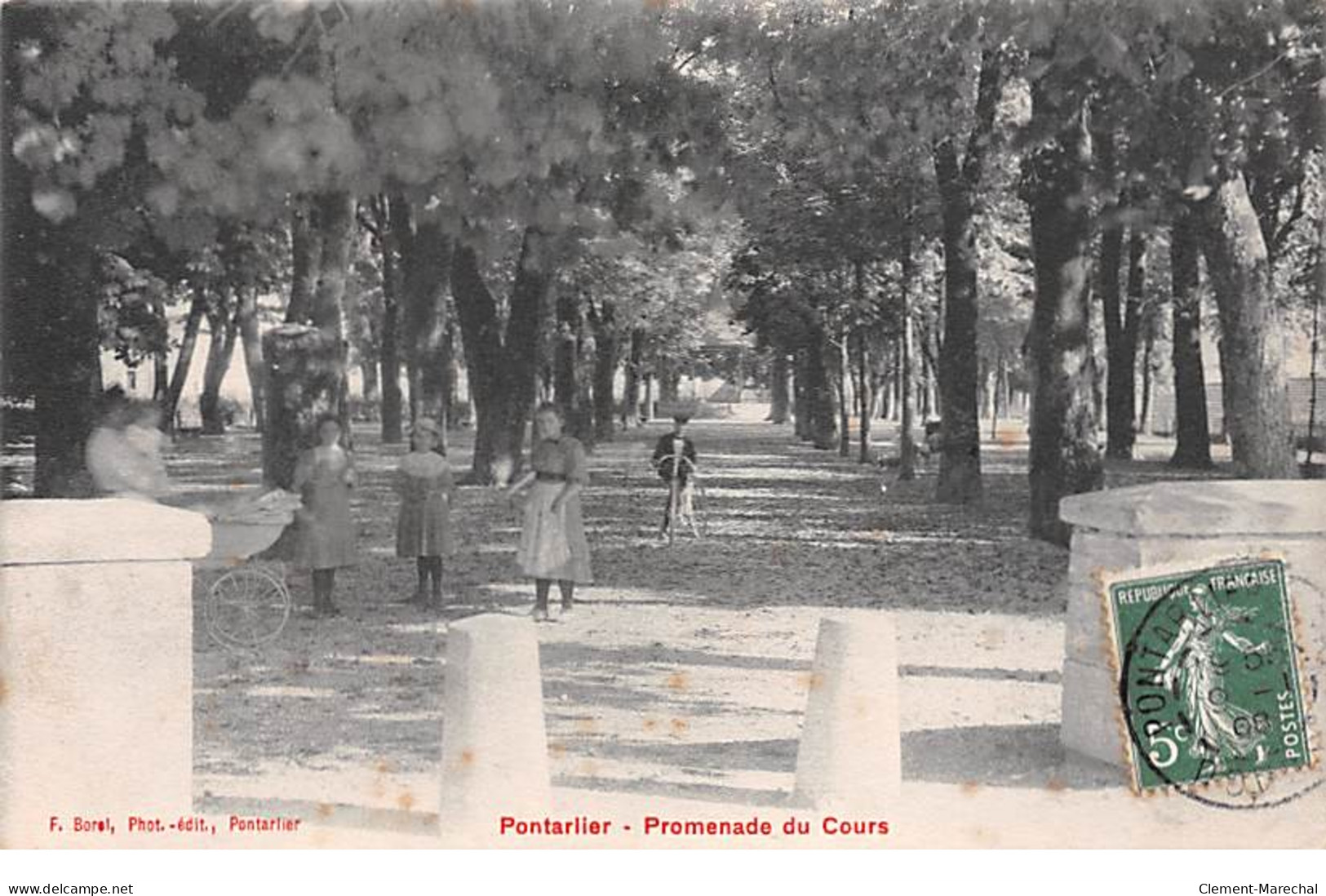 PONTARLIER - Promenade Du Cours - Très Bon état - Pontarlier