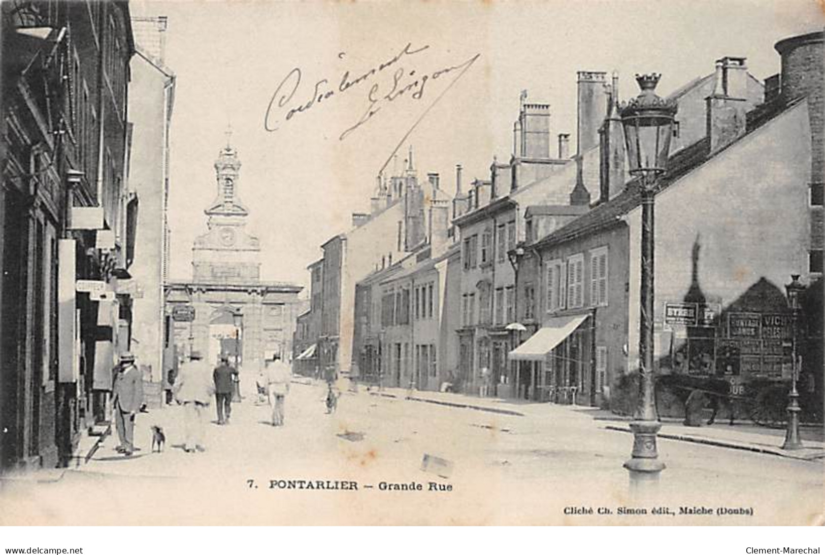 PONTARLIER - Grande Rue - Très Bon état - Pontarlier