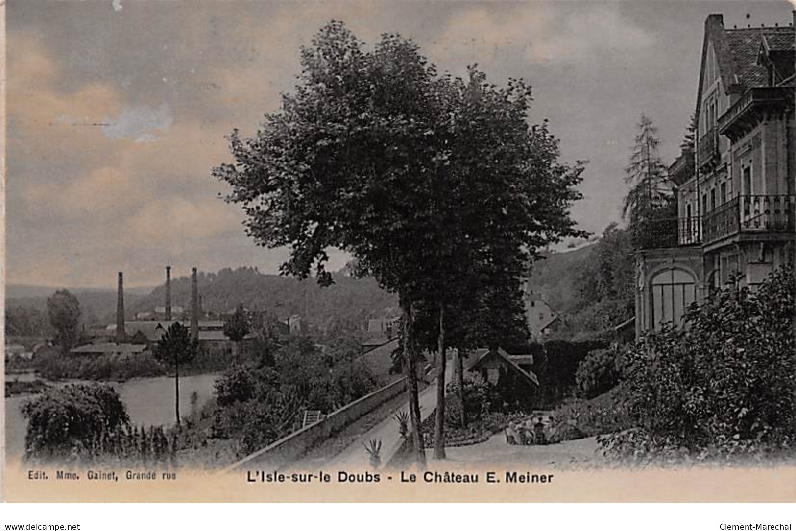 L'ISLE SUR LE DOUBS - Le Château E. Meiner - Très Bon état - Isle Sur Le Doubs