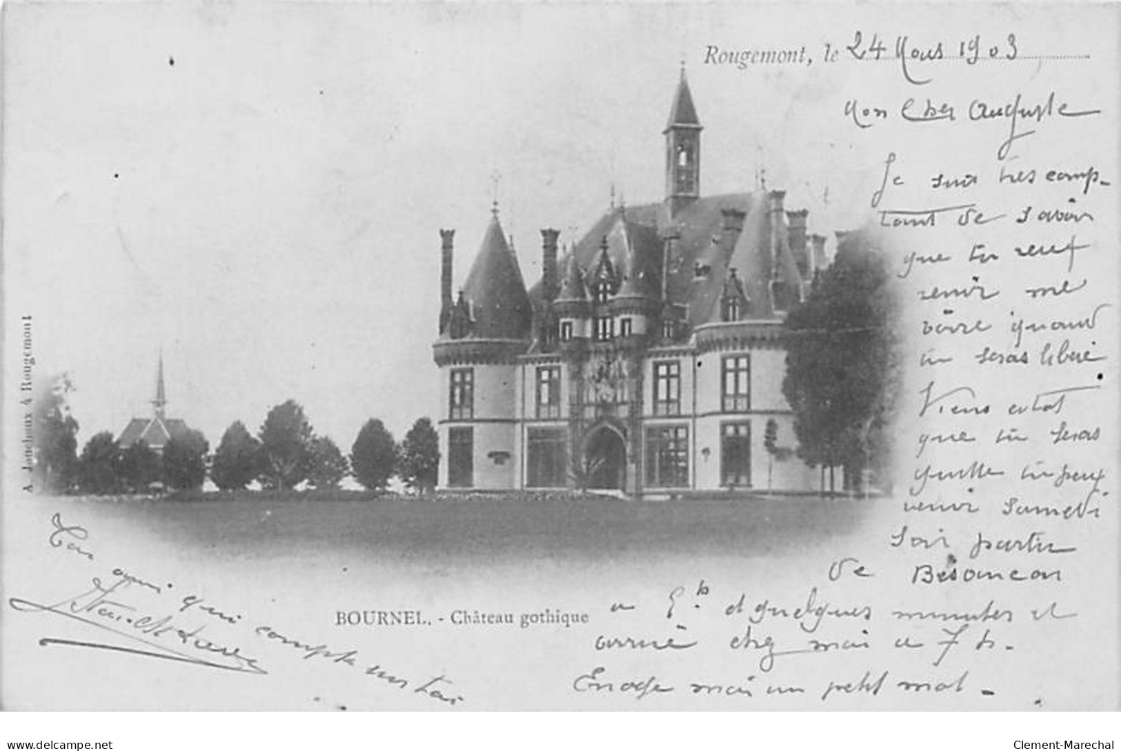 BOURNEL - Château Gothique - Très Bon état - Sonstige & Ohne Zuordnung
