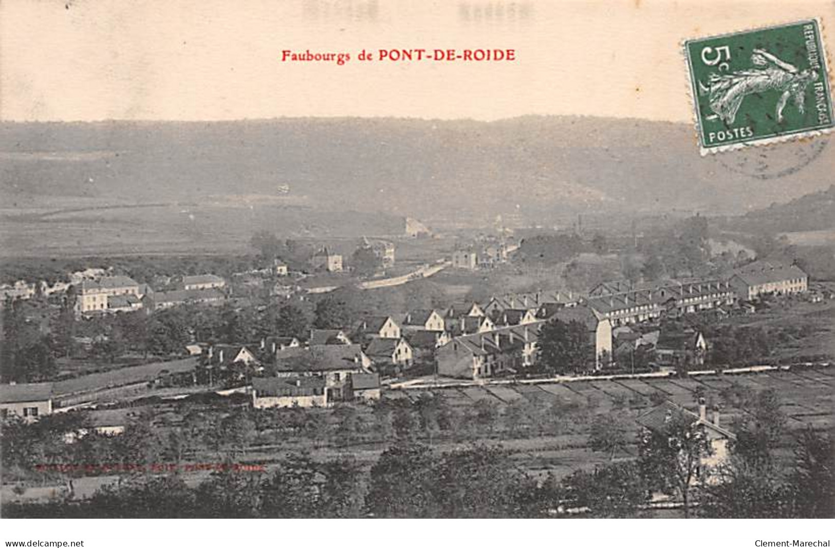 Faubourgs De PONT DE ROIDE - Très Bon état - Sonstige & Ohne Zuordnung