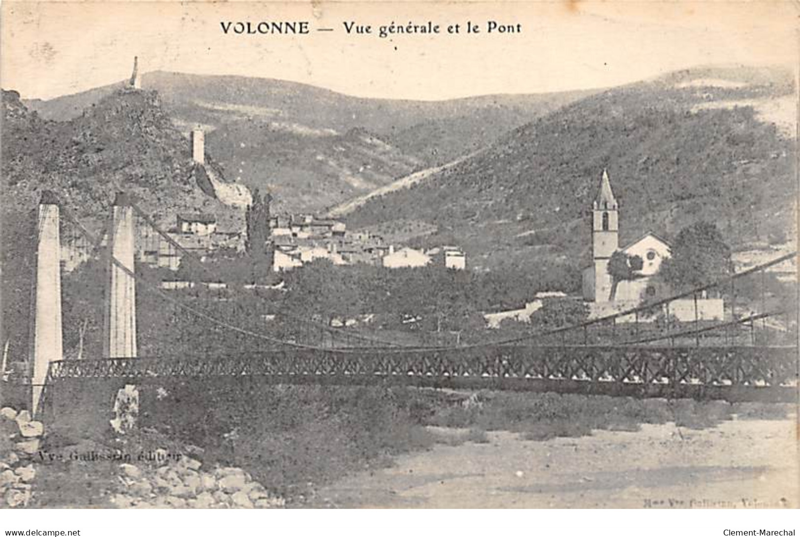 VOLONNE - Vue Générale Et Le Pont - Très Bon état - Sonstige & Ohne Zuordnung
