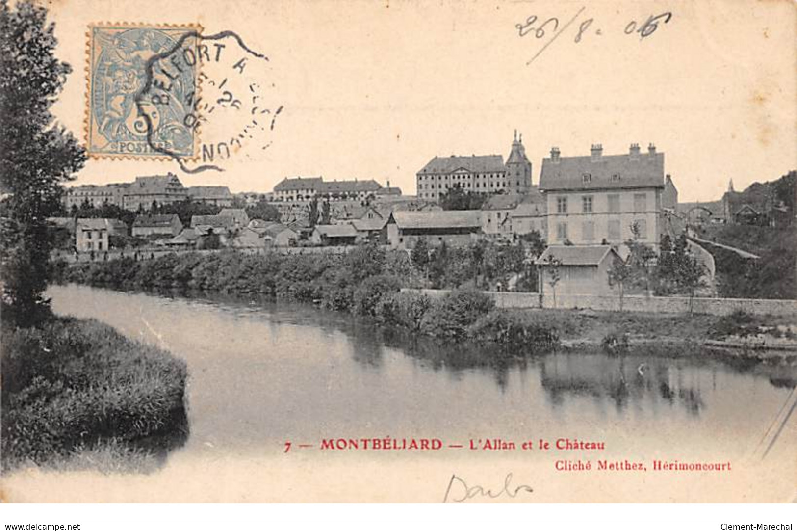 MONTBELIARD - L'Allan Et Le Château - Très Bon état - Montbéliard