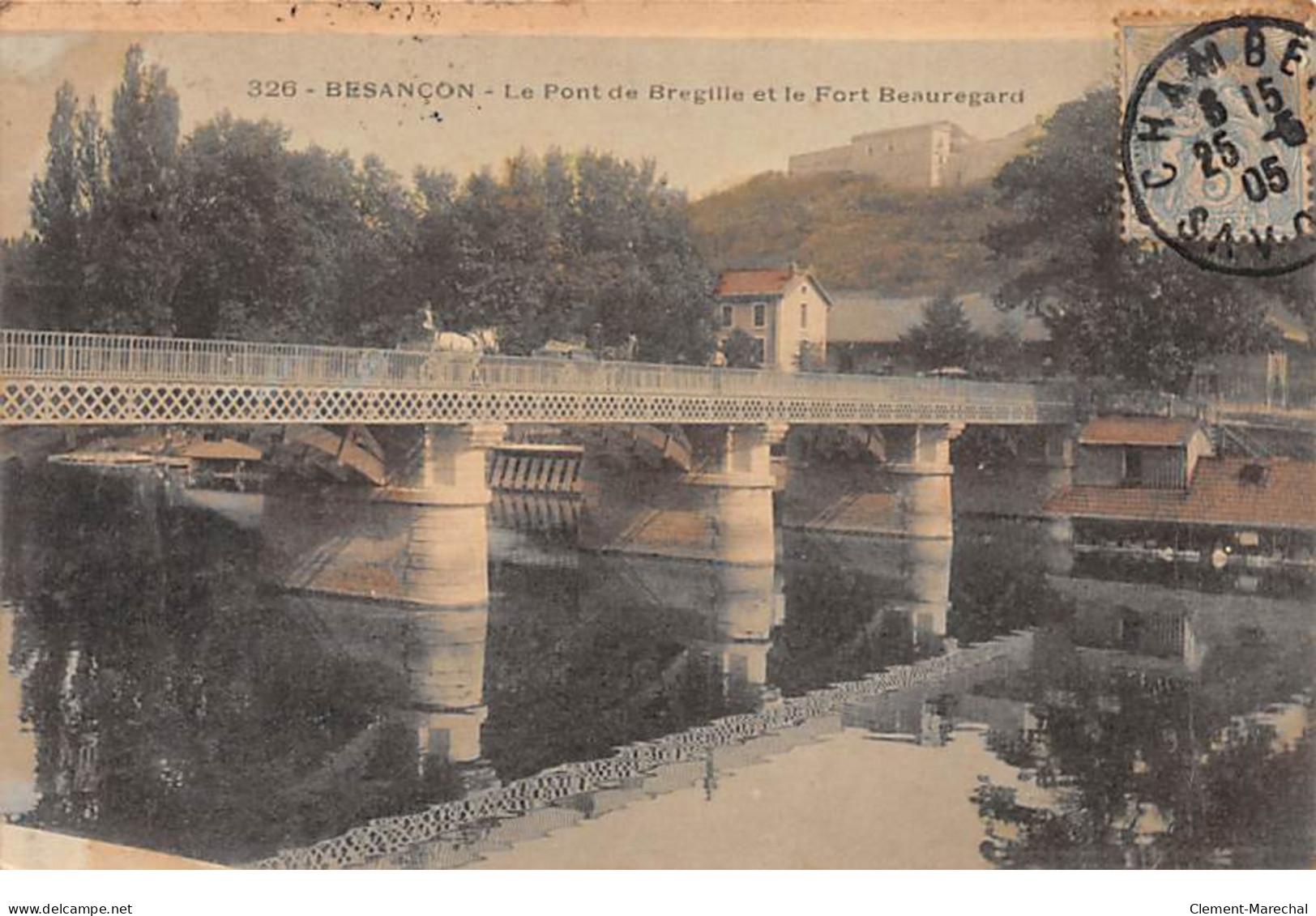 BESANCON - Le Pont De Bregille Et Le Fort Beauregard - Très Bon état - Besancon
