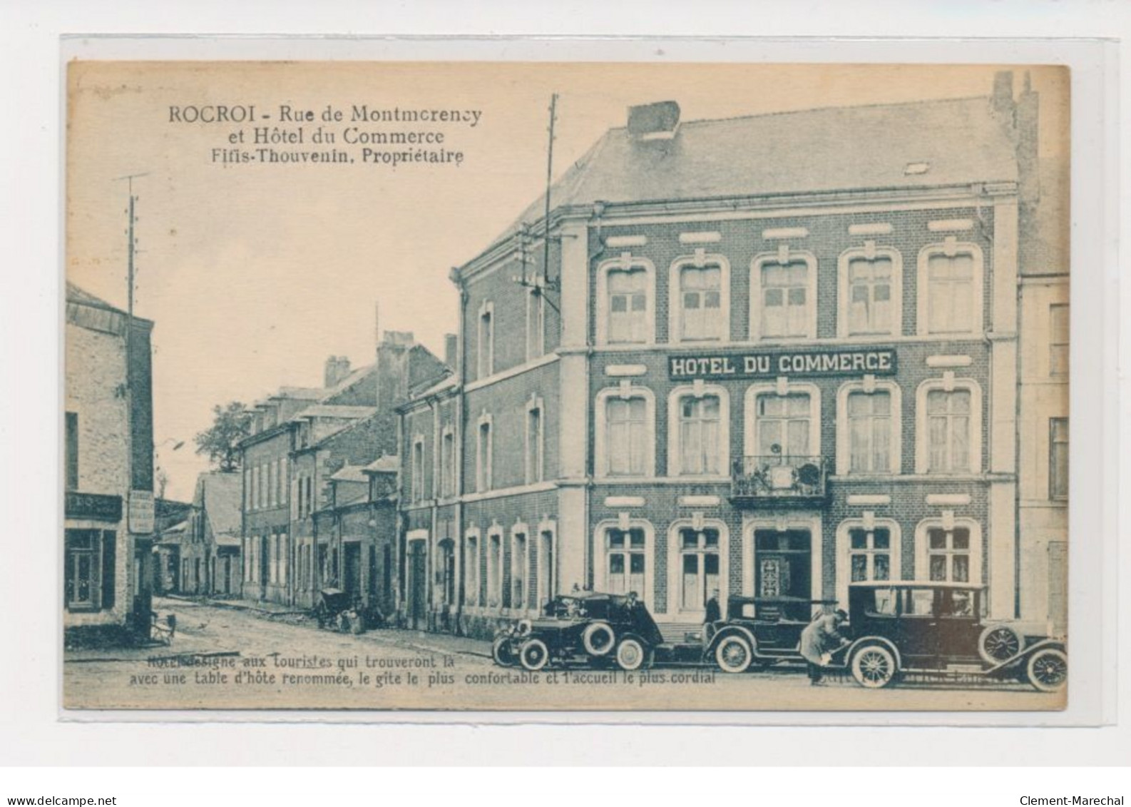 ROCROI - Rue De Montmorency - Hôtel Du Commerce Fifi-Thouvenin, Propriétaire - Très Bon état - Sonstige & Ohne Zuordnung