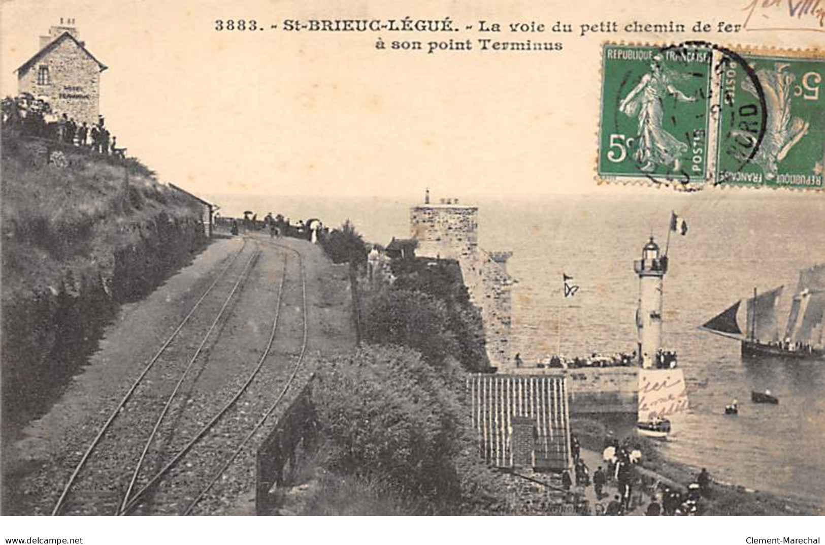 SAINT BRIEUC LEGUE - La Voie Du Petit Chemin De Fer à Son Point Terminus - Très Bon état - Saint-Brieuc