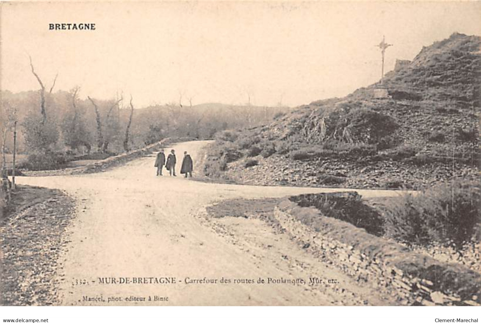 MUR DE BRETAGNE - Carrefour Des Routes De Poulanques, Mûr, Etc - Très Bon état - Sonstige & Ohne Zuordnung