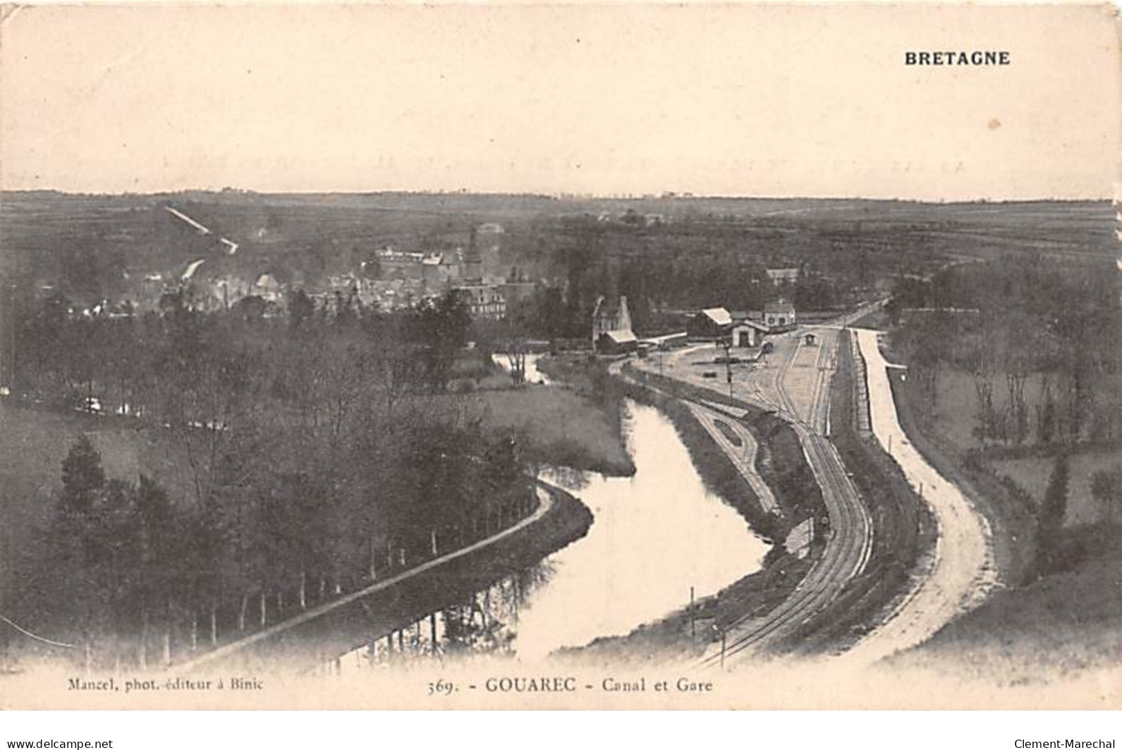 GOUAREC - Canal Et Gare - Très Bon état - Gouarec