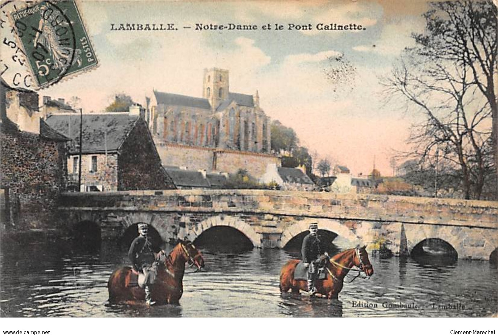 LAMBALLE - Notre Dame Et Le Pont Calinette - Très Bon état - Lamballe