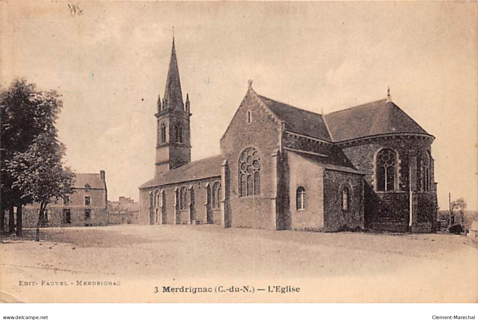 MERDRIGNAC - L'Eglise - Très Bon état - Sonstige & Ohne Zuordnung