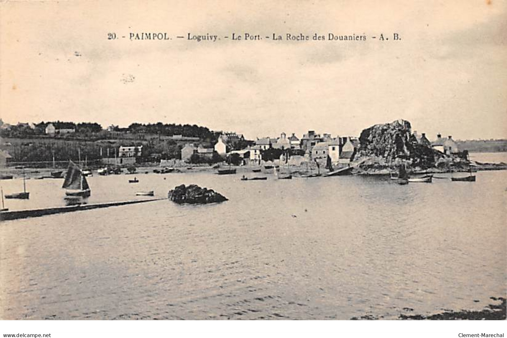 PAIMPOL - Loguivy - Le Port - La Roche Des Douaniers - Très Bon état - Paimpol