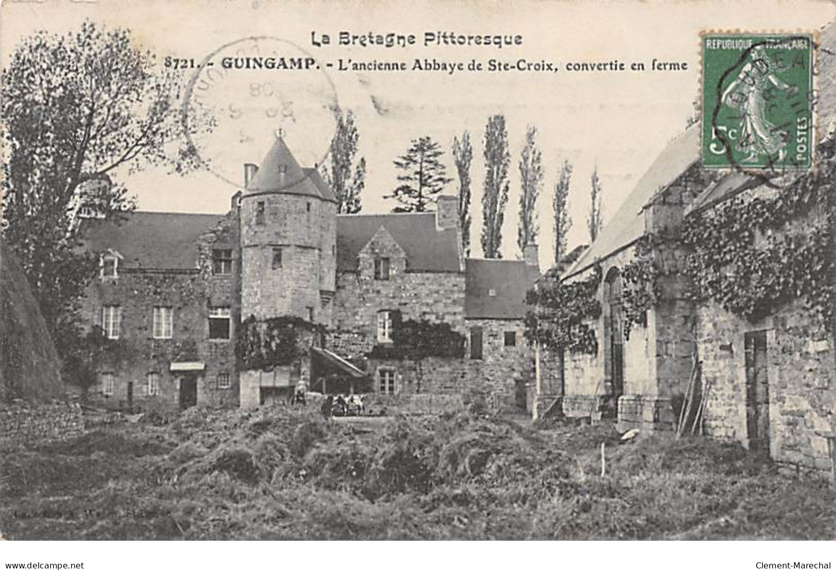 GUINGAMP - L'ancienne Abbaye De Sainte Croix, Convertie En Ferme - Très Bon état - Guingamp