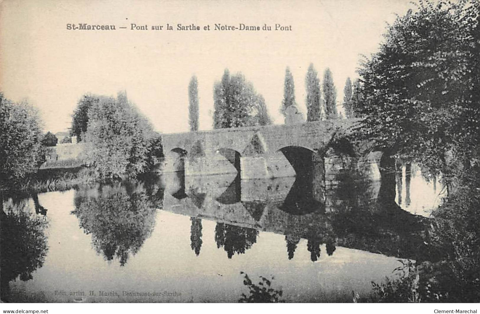 SAINT MARCEAU - Pont Sur La Sarthe Et Notre Dame Du Pont - Très Bon état - Otros & Sin Clasificación