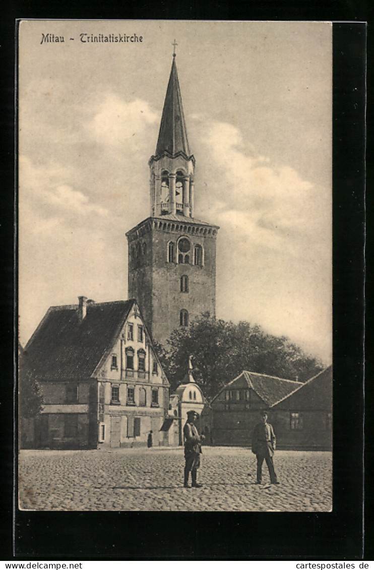 AK Mitau, Blick Zur Trinitatiskirche  - Latvia