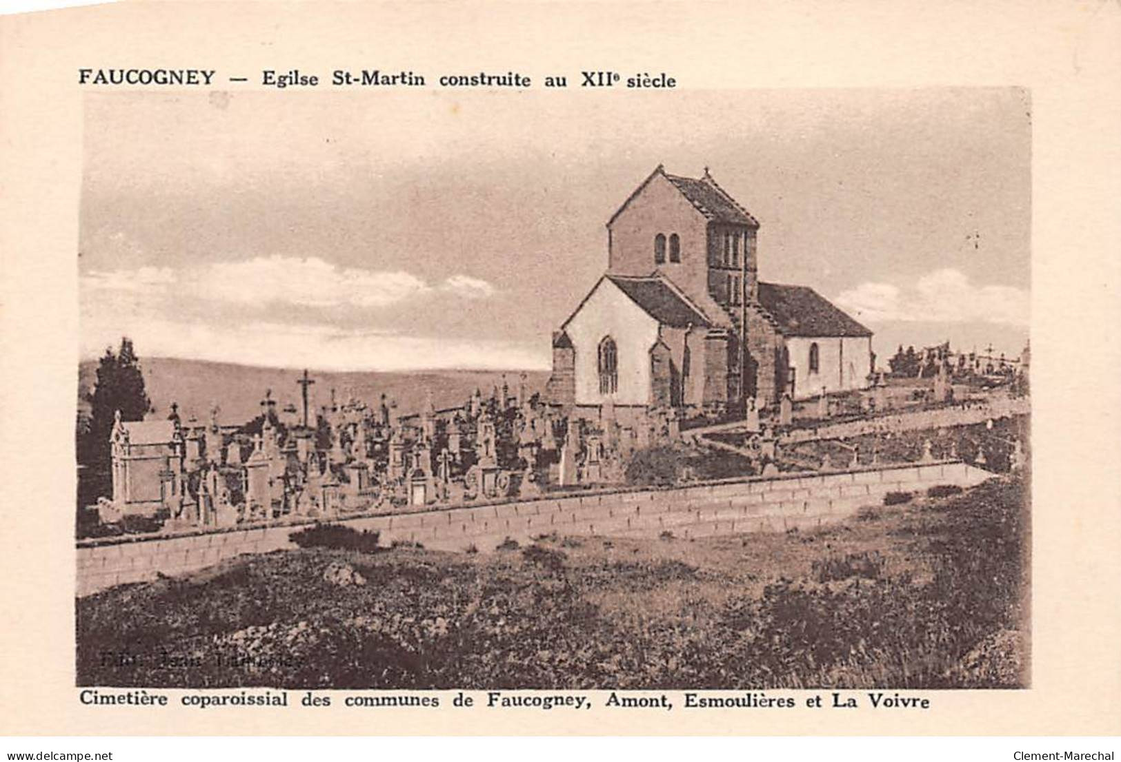 FAUCOGNEY - Eglise Saint Martin - Très Bon état - Other & Unclassified