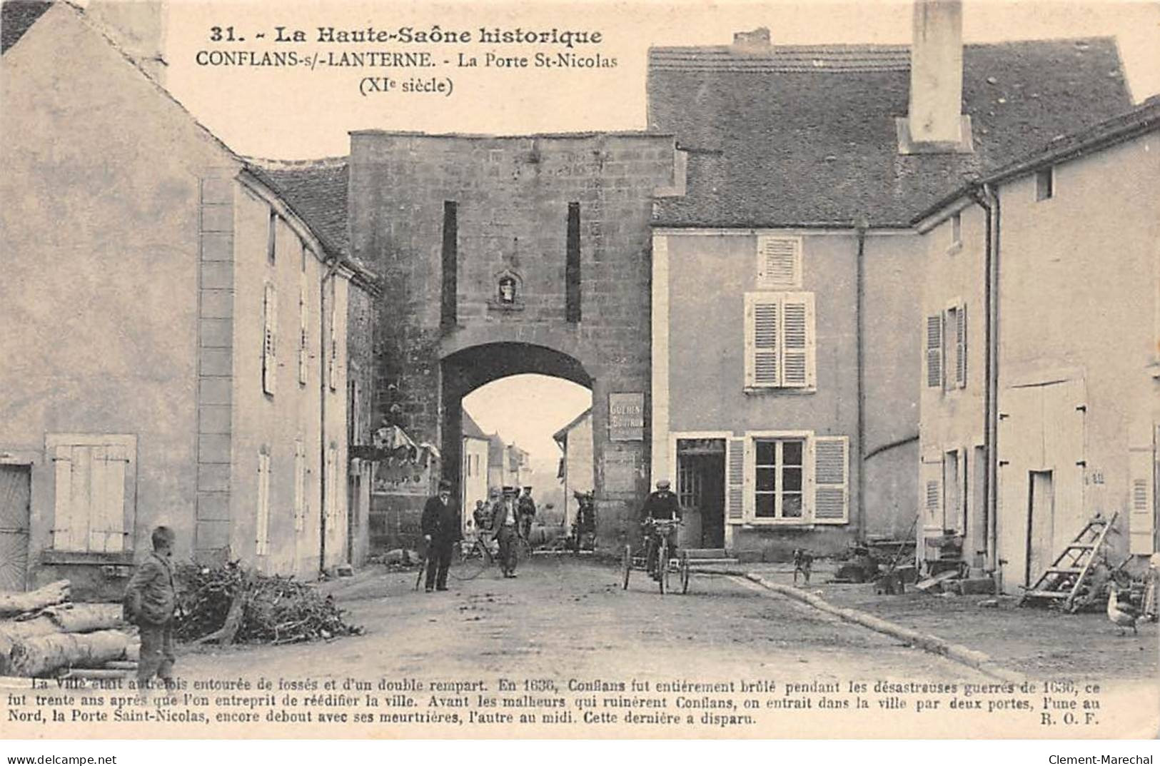 CONFLANS SUR LANTERNE - La Porte Saint Nicolas - Très Bon état - Andere & Zonder Classificatie