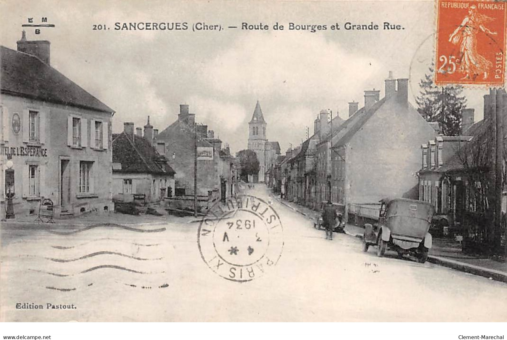 SANCERGUES - Route De Bourges Et Grande Rue - Très Bon état - Sancergues