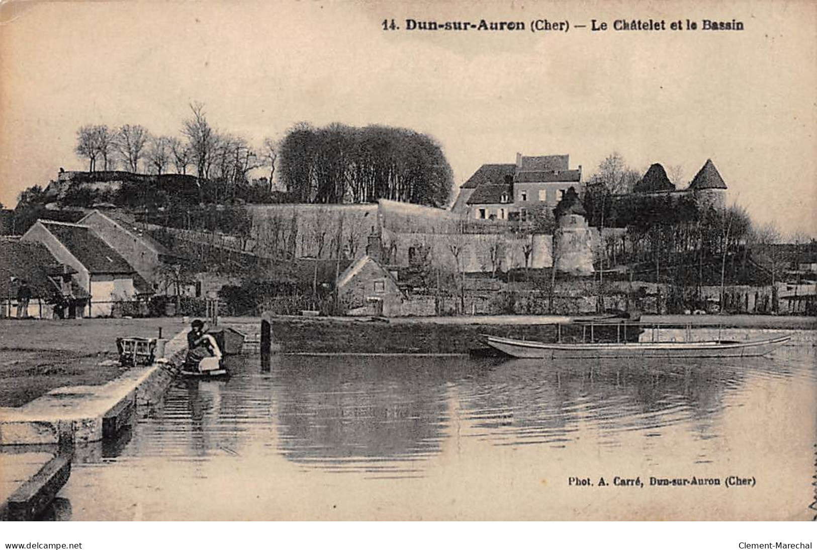 DUN SUR AURON - Le Châtelet Et Le Bassin - Très Bon état - Dun-sur-Auron