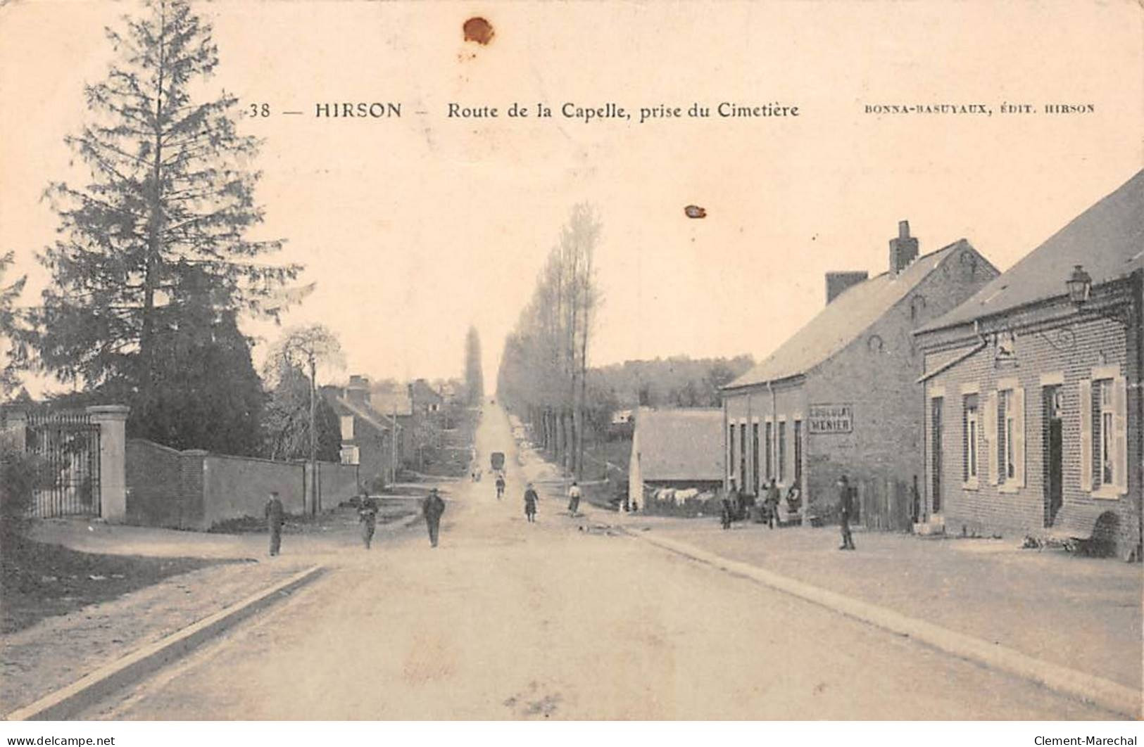 HIRSON - Route De La Capelle, Prise Du Cimetière - Très Bon état - Hirson