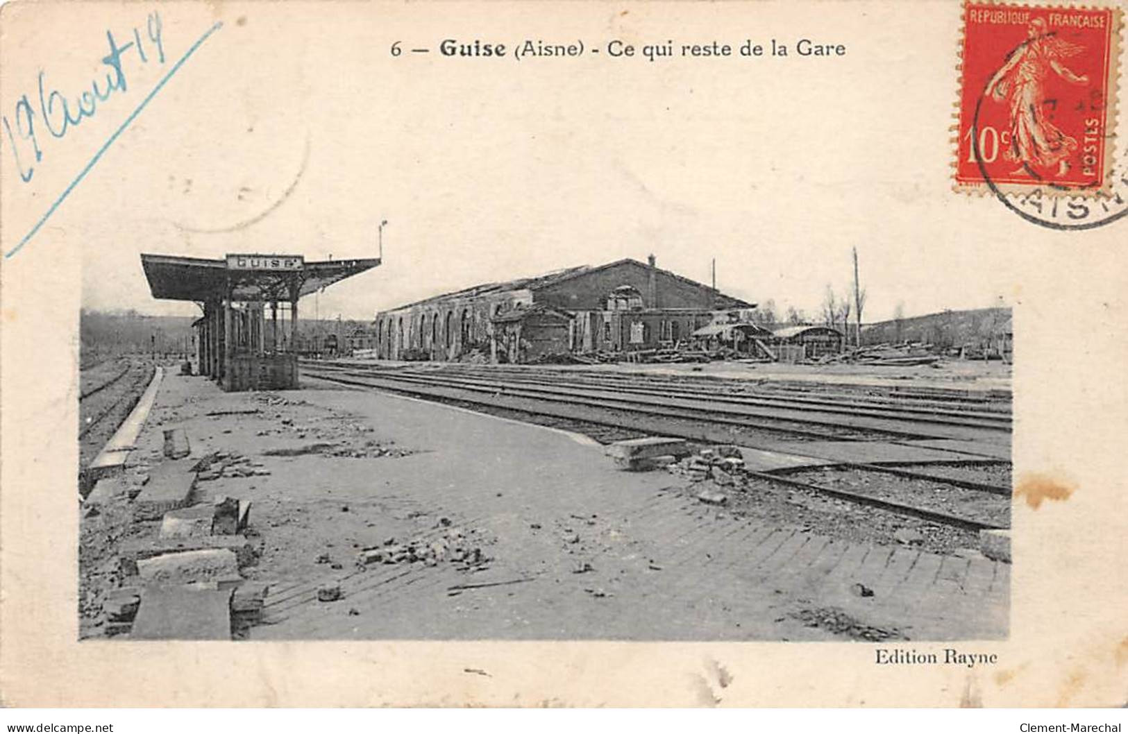 GUISE - Ce Qui Reste De La Gare - Très Bon état - Guise