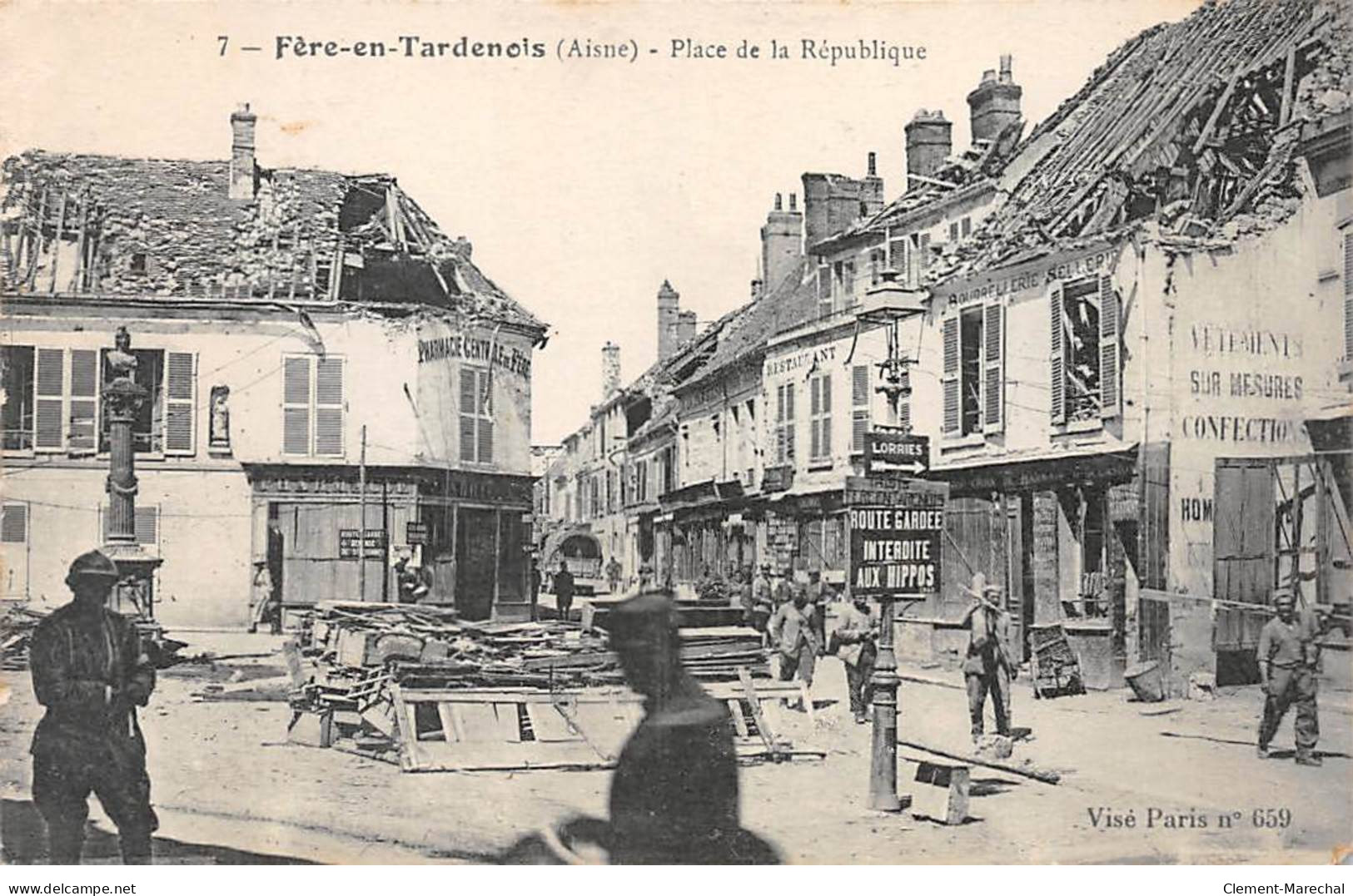 FERE EN TARDENOIS - Place De La République - Très Bon état - Fere En Tardenois