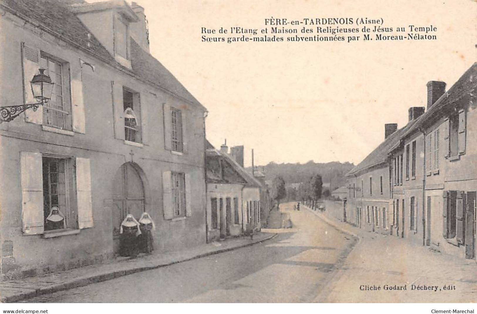 FERE EN TARENOIS - Rue De L'Etang Et Maison Des Religieuses - Très Bon état - Fere En Tardenois