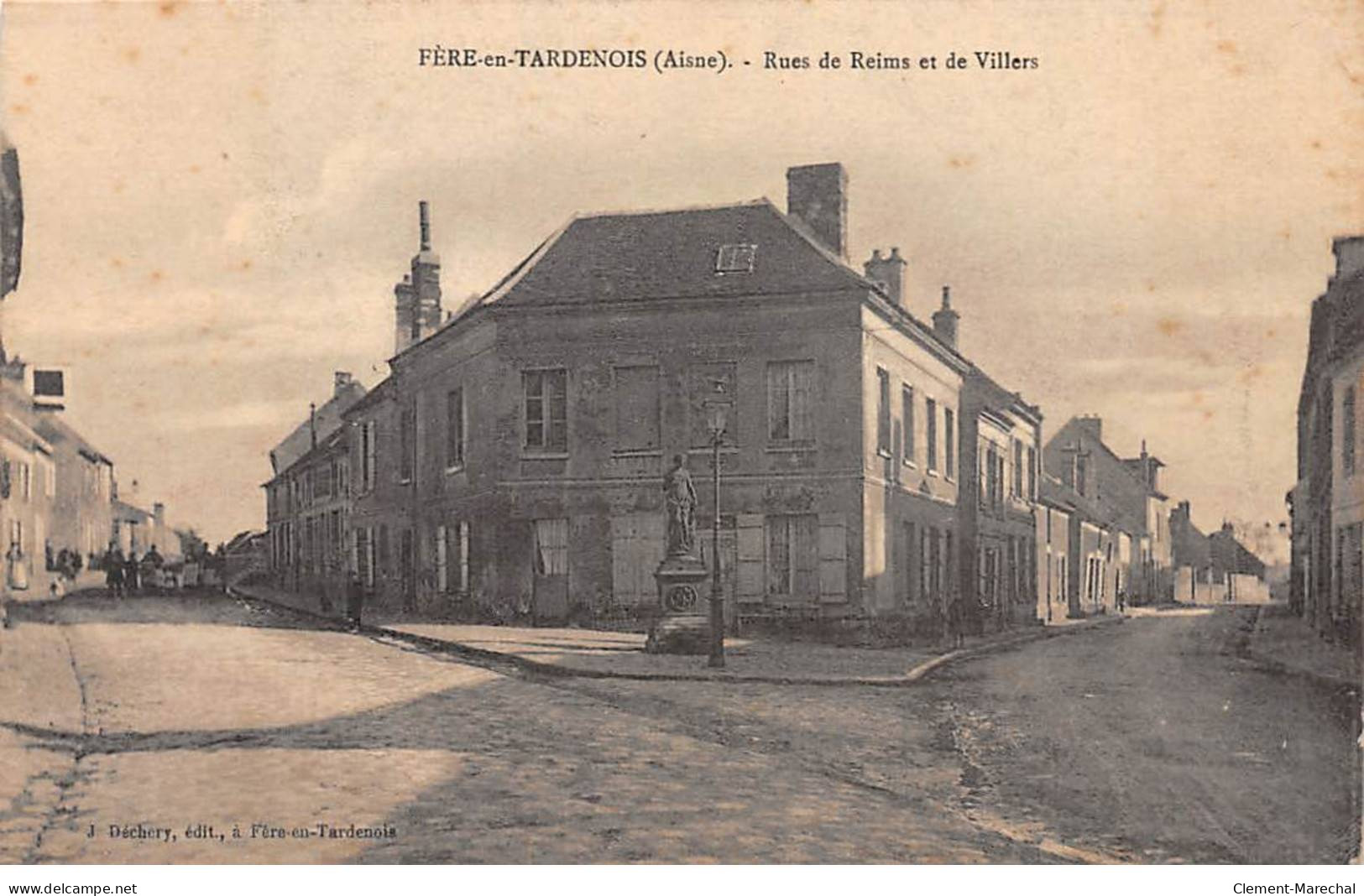 FERE EN TARDENOIS - Rue De Reims Et De Villers - Très Bon état - Fere En Tardenois