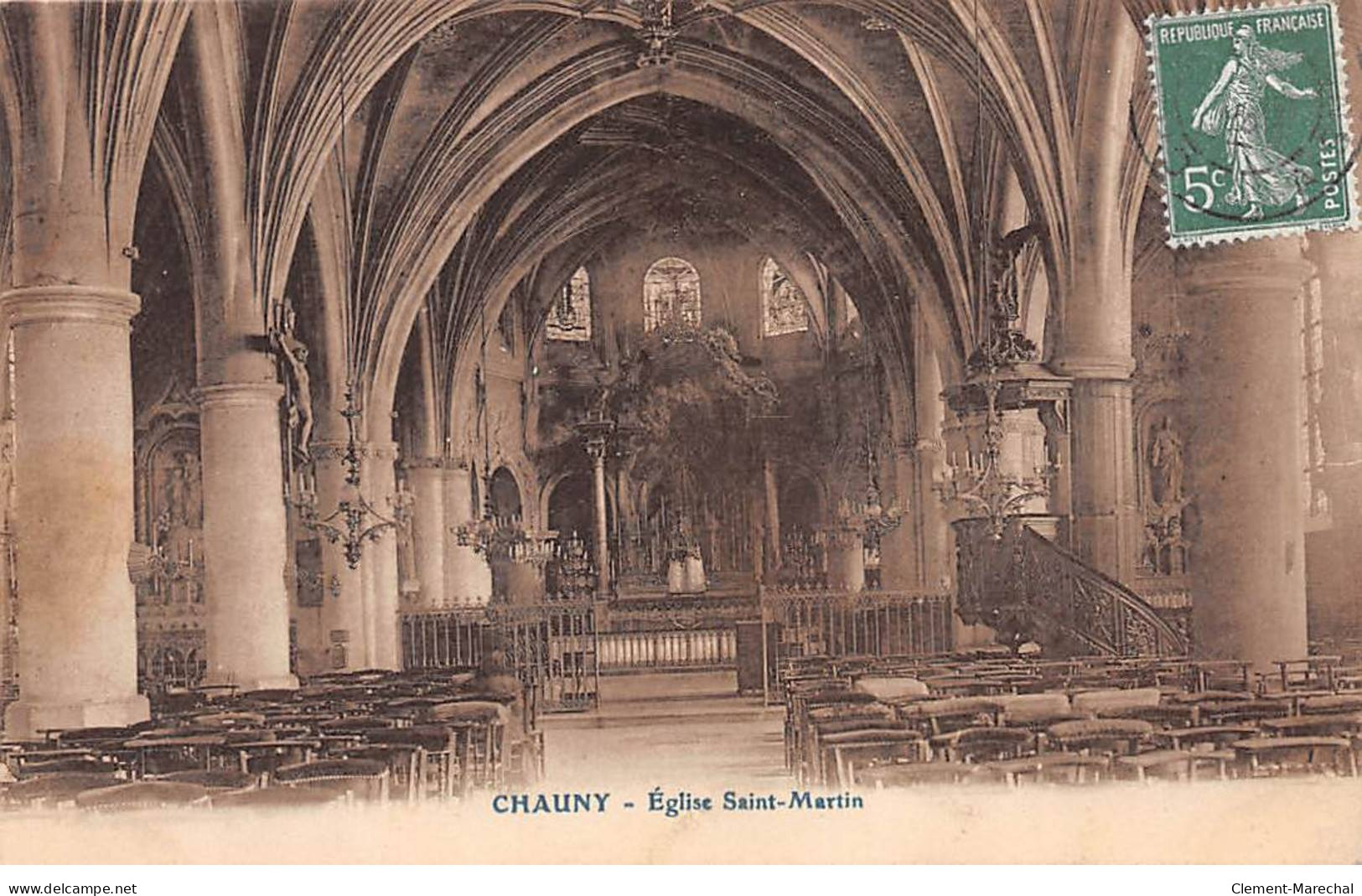 CHAUNY - Eglise Saint Martin - Très Bon état - Chauny