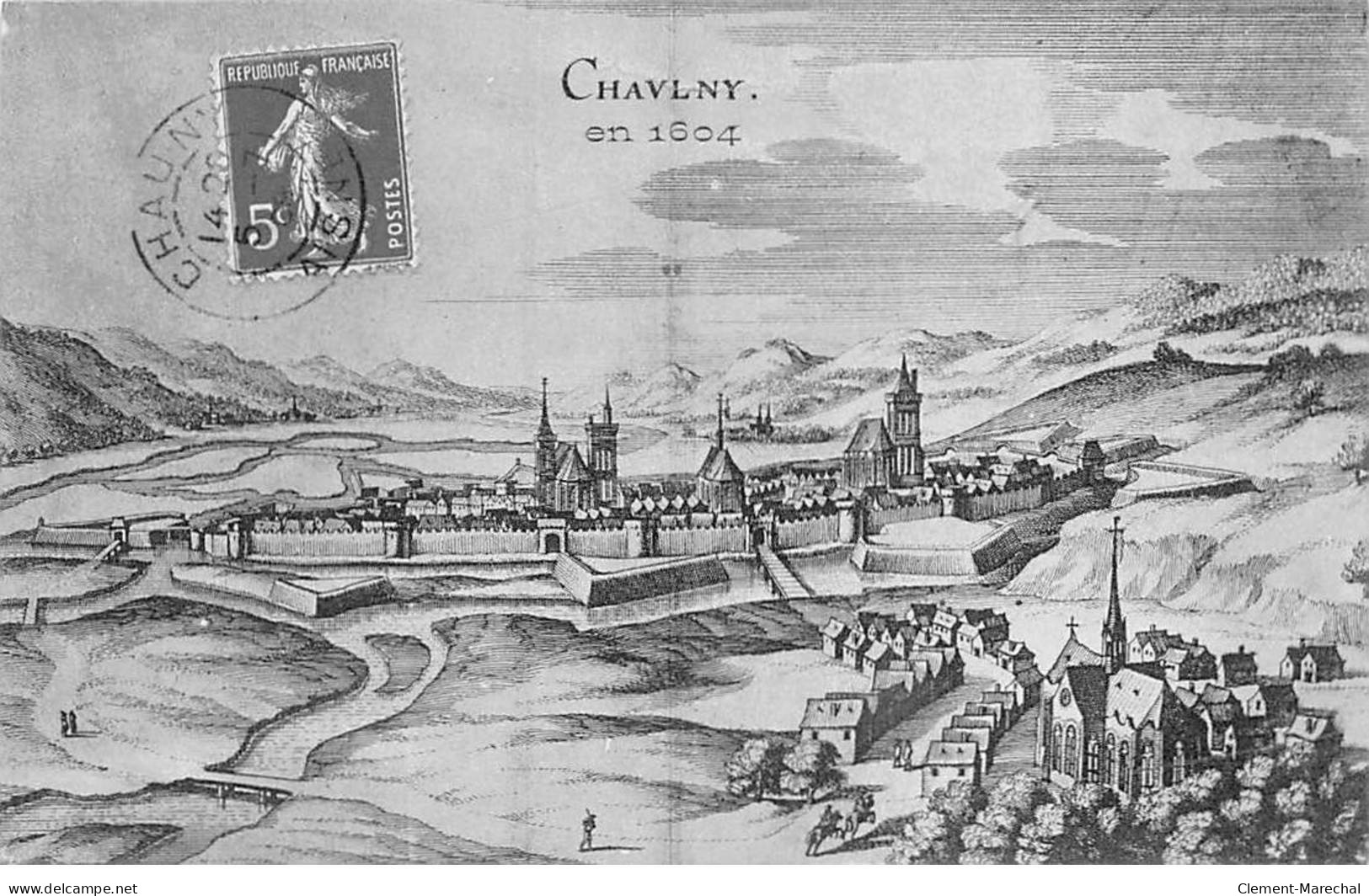 CHAUNY - CHAVLNY En 1604 - Très Bon état - Chauny
