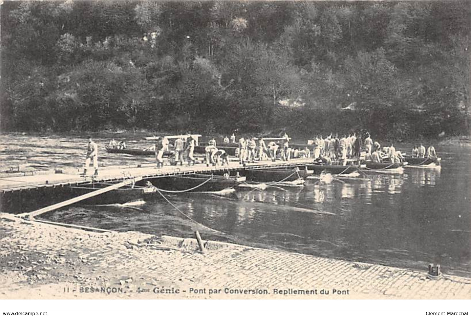 BESANCON - 4e Génie - Pont Par Conversion - Repliement Du Pont - Très Bon état - Besancon