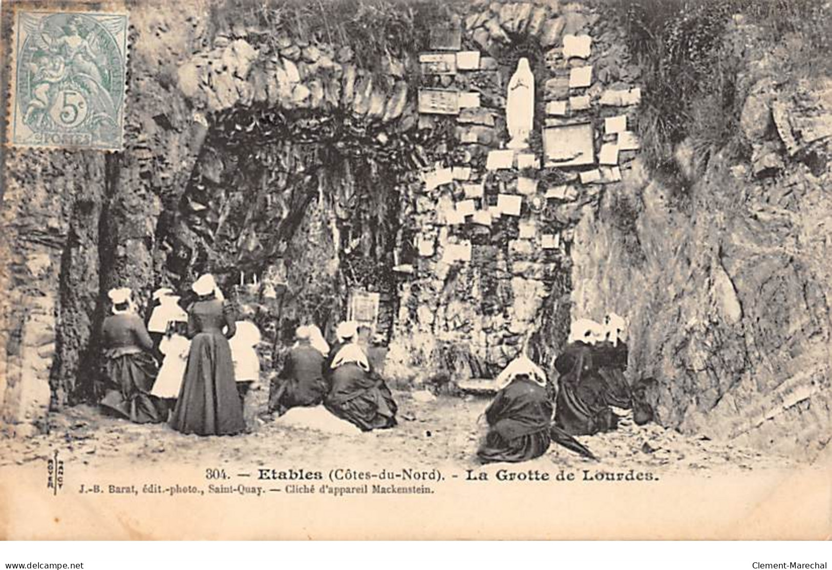 ETABLES - La Grotte De Lourdes - Très Bon état - Etables-sur-Mer