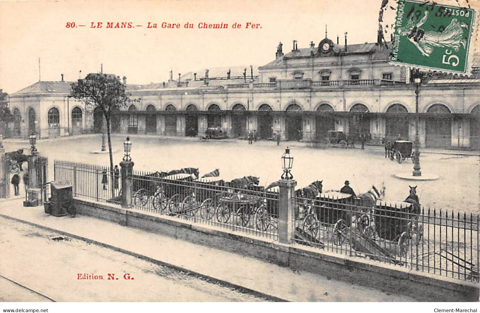 LE MANS - La Gare Du Chemin De Fer - Très Bon état - Le Mans