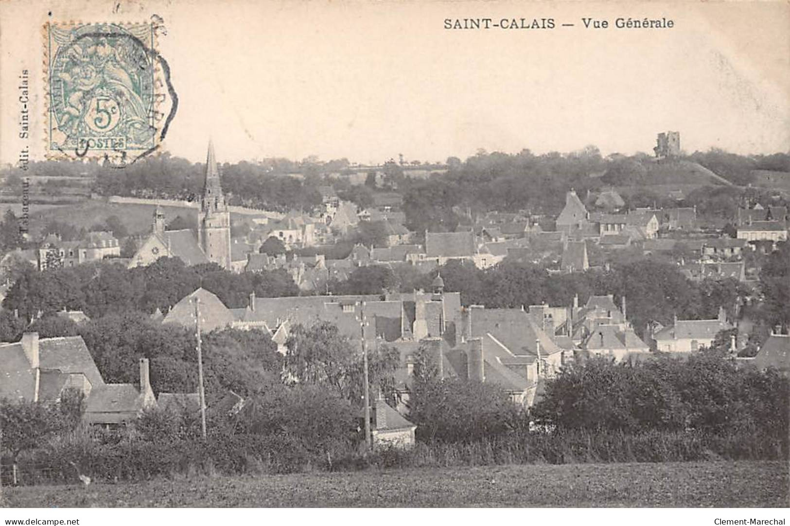 SAINT CALAIS - Vue Générale - état - Saint Calais
