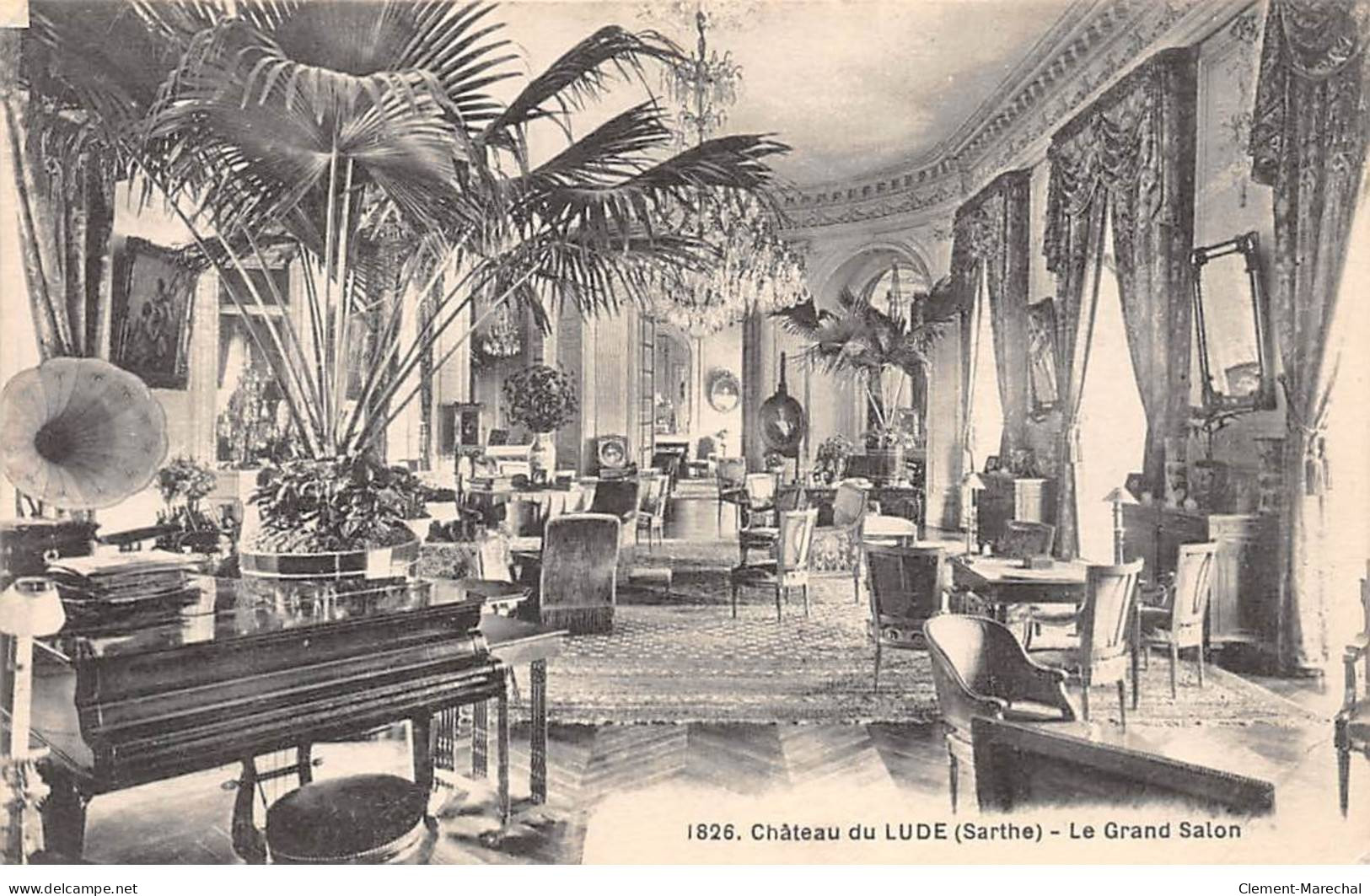 Château Du LUDE - Le Grand Salon - état - Sonstige & Ohne Zuordnung