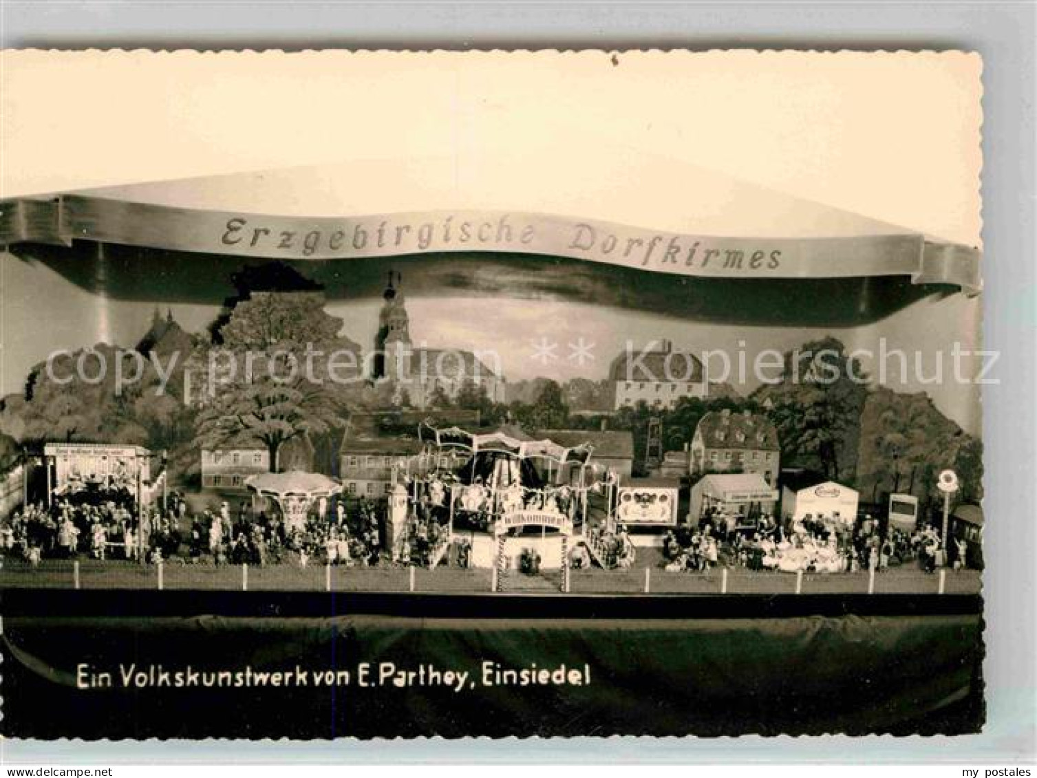 72636873 Einsiedel Chemnitz Erzgebirgische Dorfkirmes Volkskunstwerk Von E. Part - Chemnitz