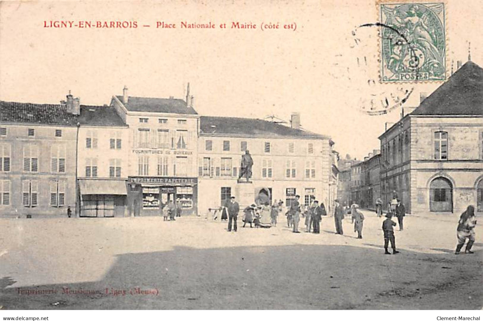 LIGNY EN BARROIS - Place Nationale Et Mairie - Très Bon état - Ligny En Barrois
