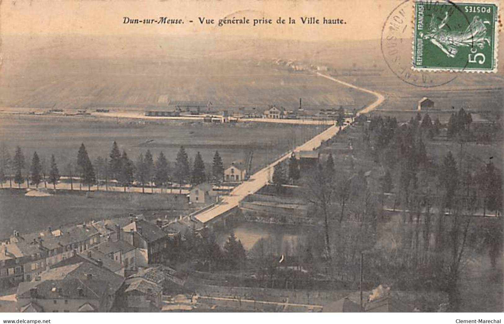 DUN SUR MEUSE - Vue Générale Prise De La Ville Haute - Très Bon état - Dun Sur Meuse