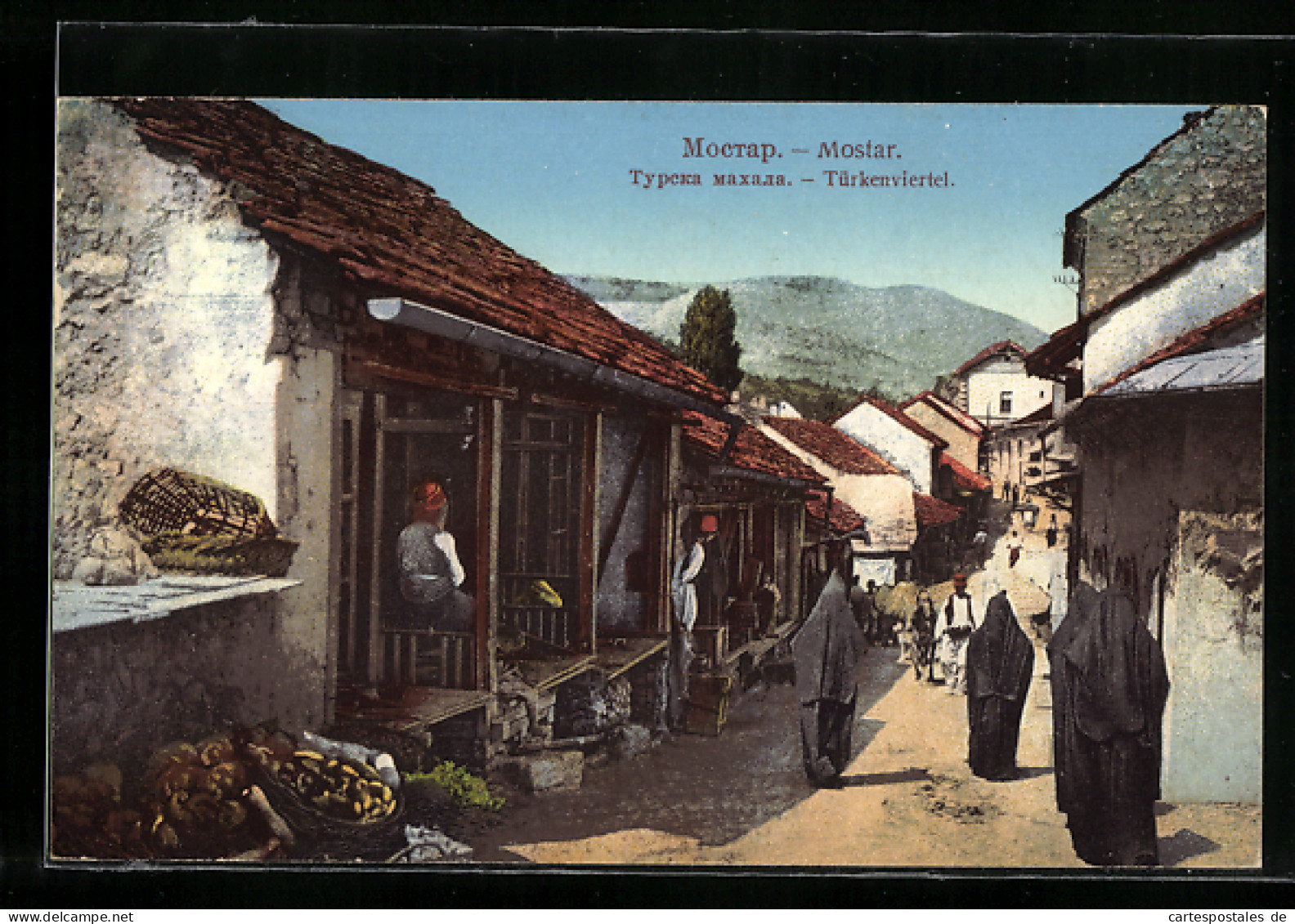 AK Mostar, Türkenviertel  - Bosnien-Herzegowina