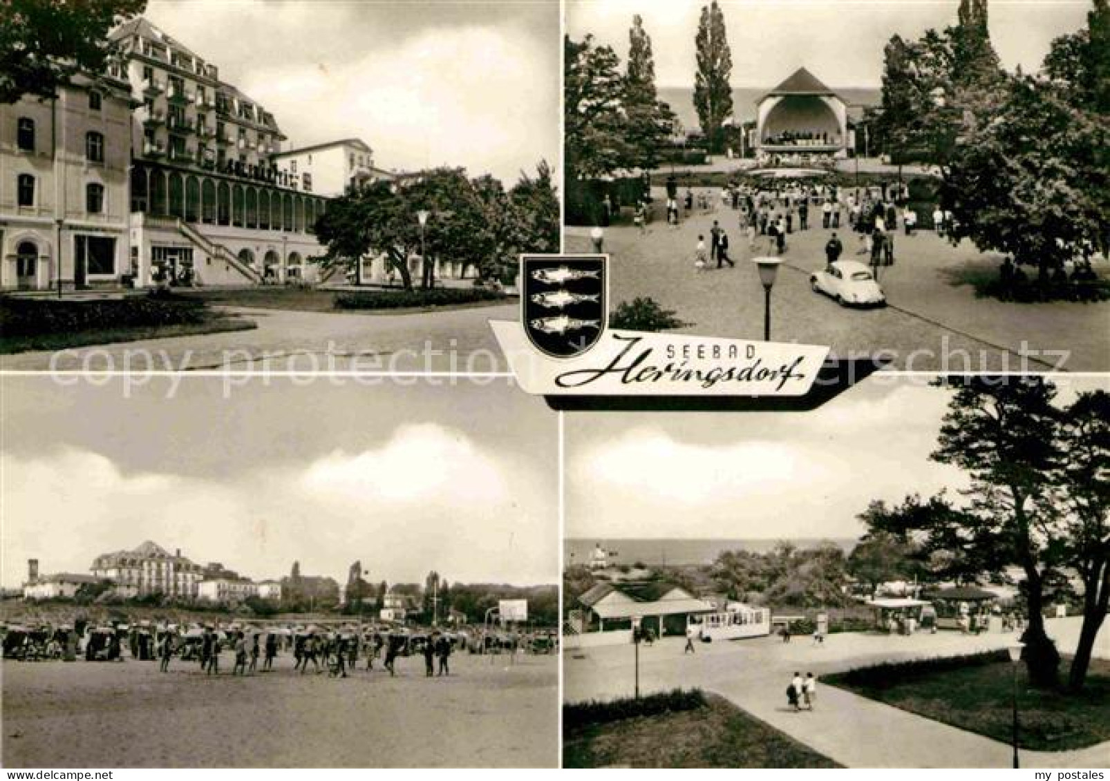 72636864 Heringsdorf Ostseebad Usedom Ferienheim Konzertpavillon Strand Promenad - Sonstige & Ohne Zuordnung