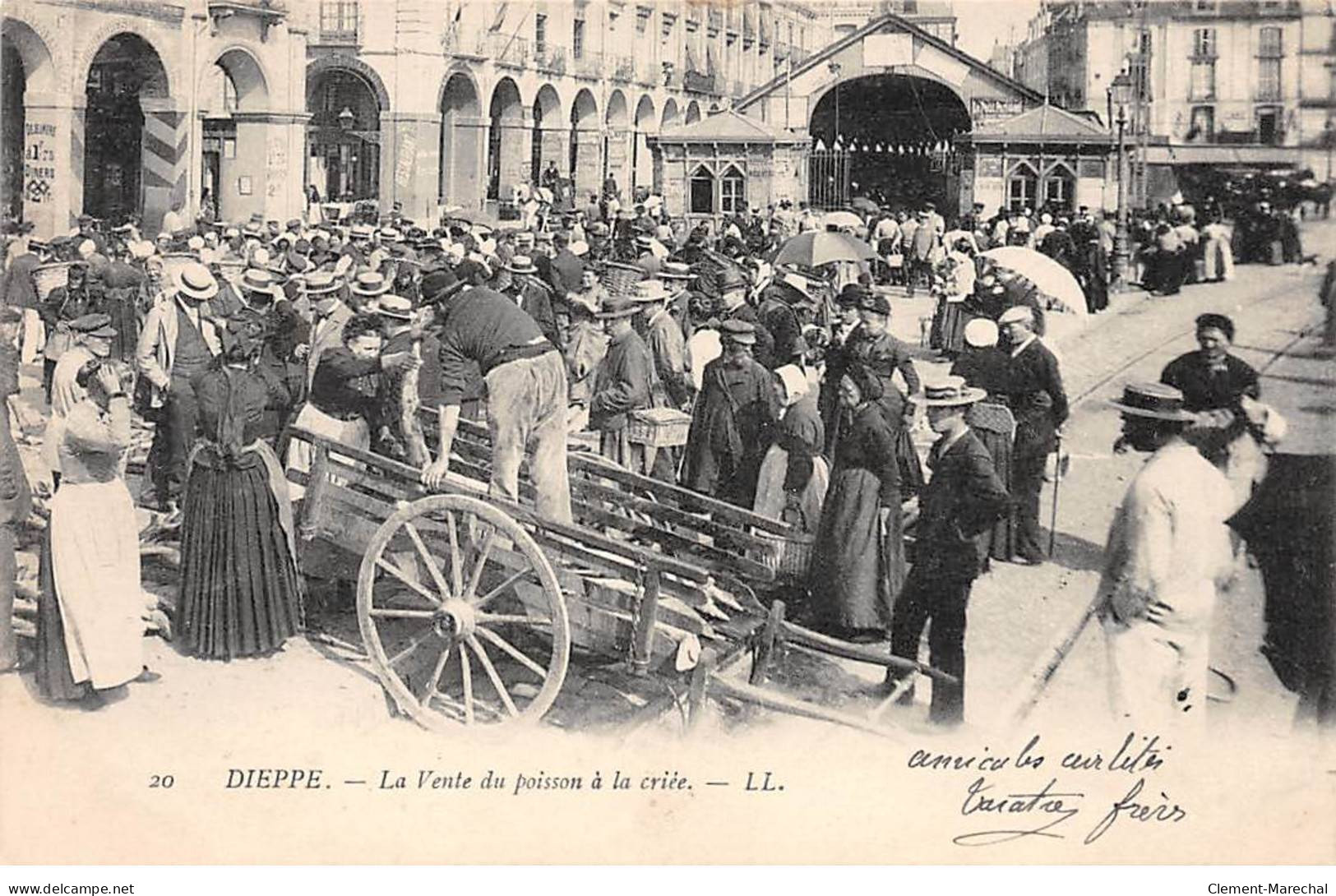 DIEPPE - La Vente Du Poisson à La Criée - Très Bon état - Dieppe