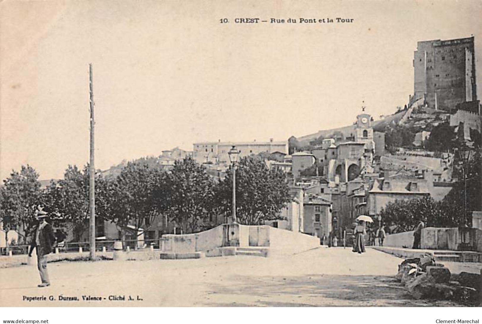 CREST - Rue Du Pont Et La Tour - Très Bon état - Crest