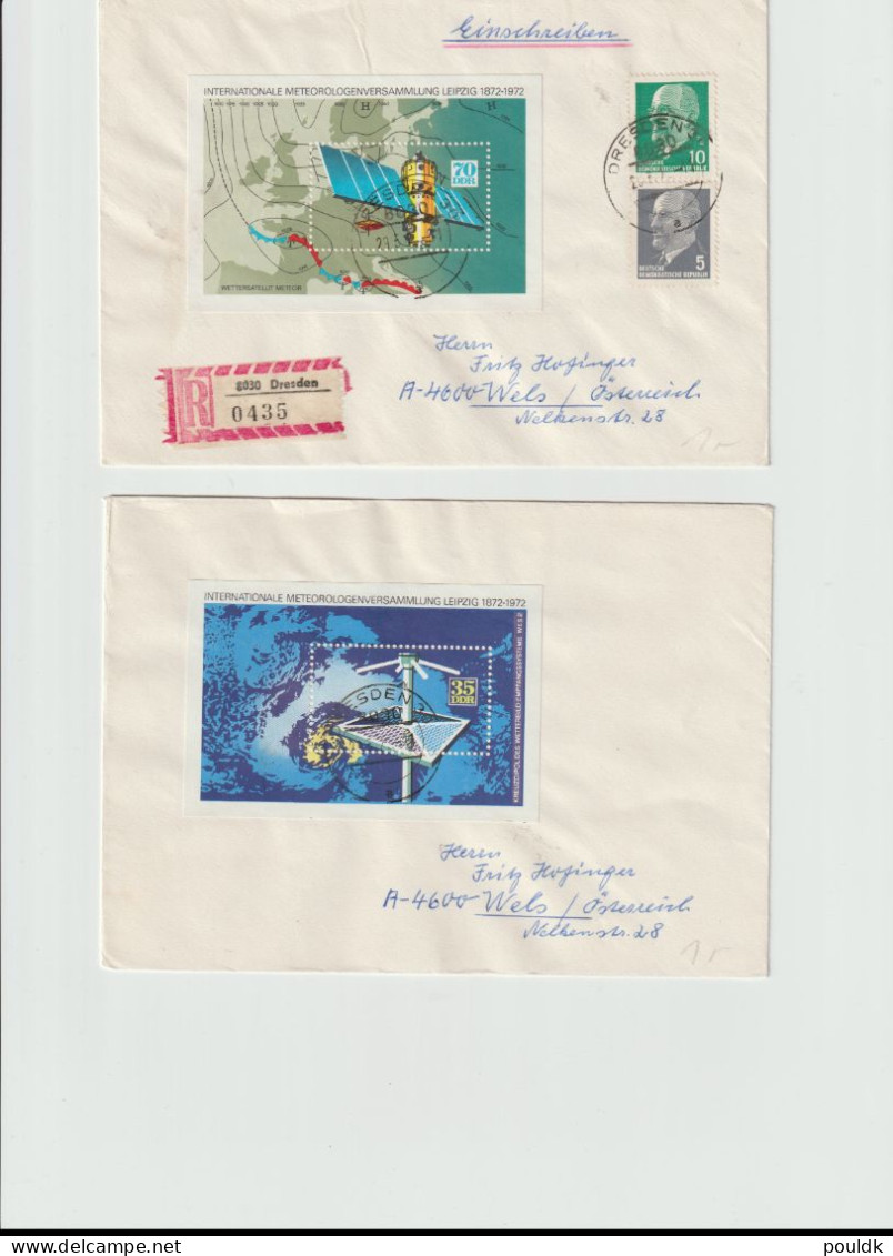 Ten Covers Franked With Souvenir Sheets. Postal Weight 0,099 Kg. Please Read Sales Conditions Under Image Of Lot (009-11 - Collections (sans Albums)