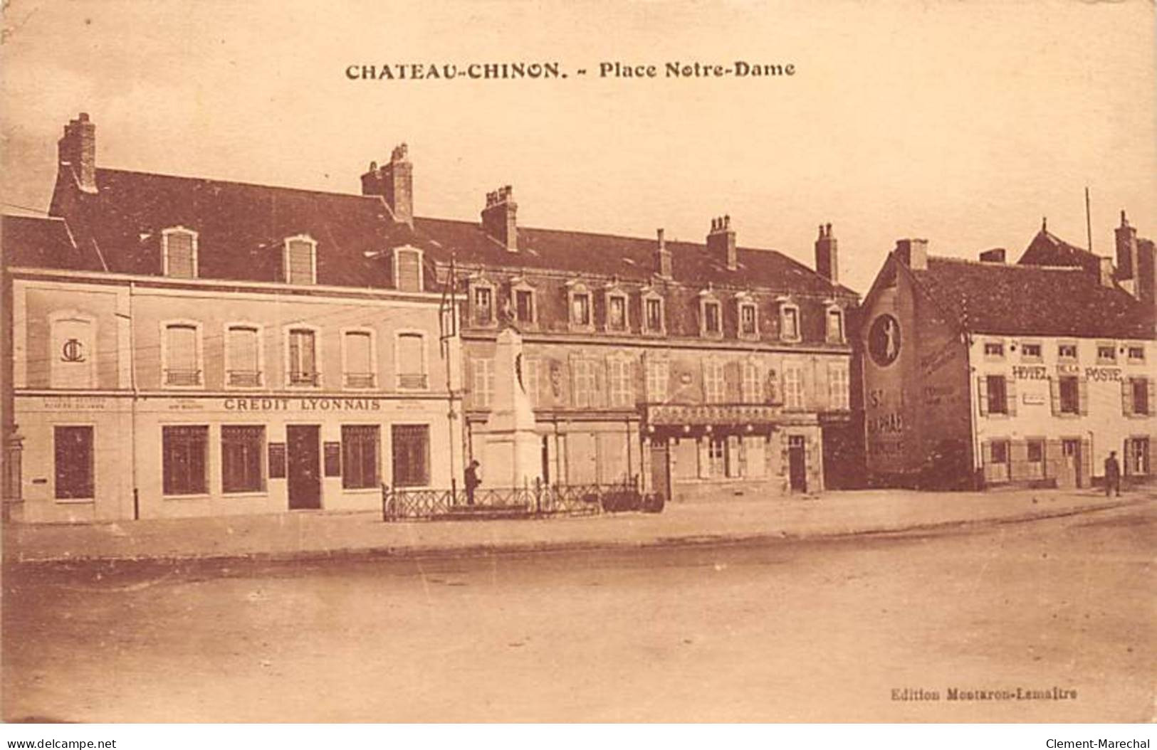 CHATEAU CHINON - Place Notre Dame - Très Bon état - Chateau Chinon
