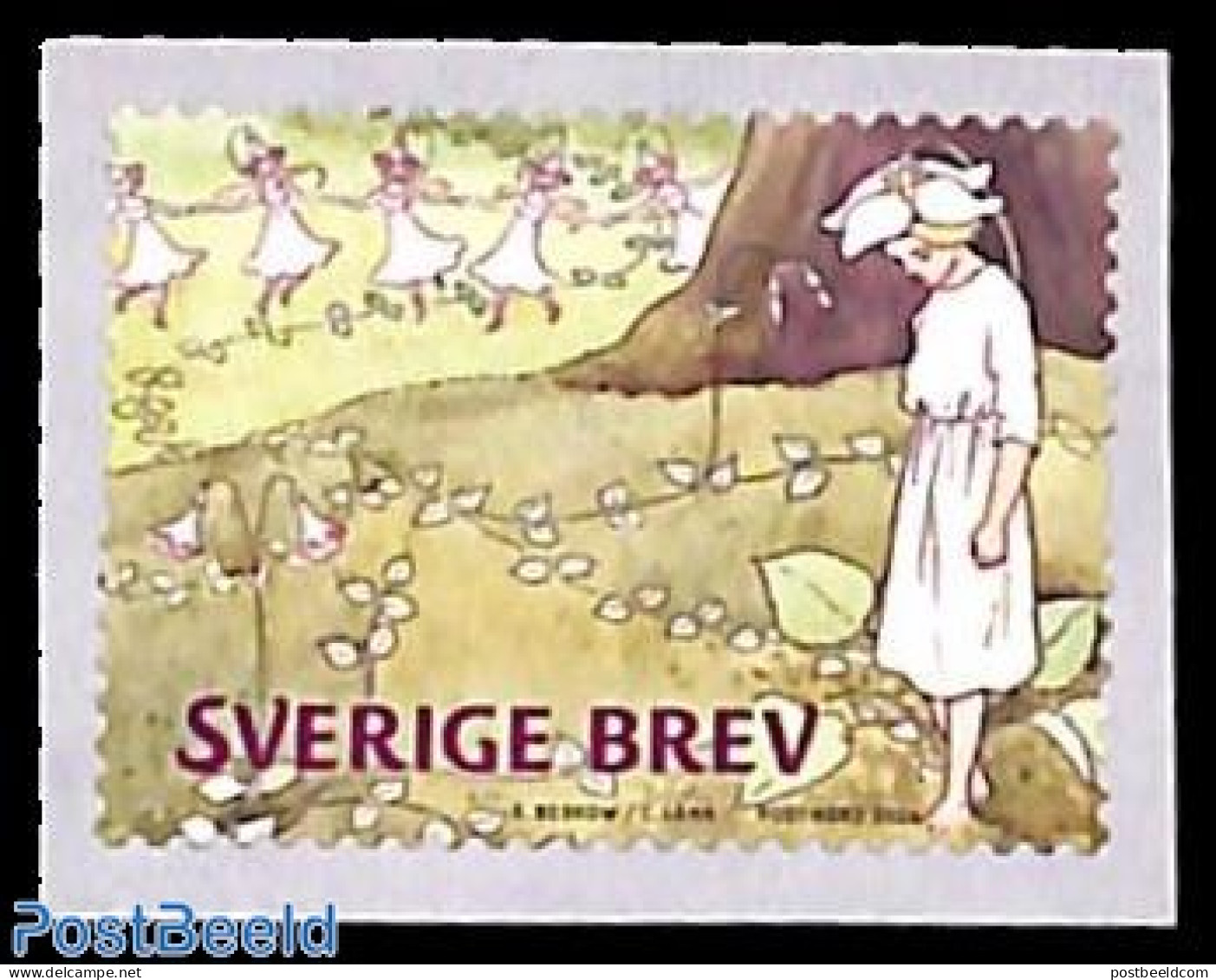 Sweden 2024 Elsa Beskow's Garden 1v S-a, Mint NH, Art - Children's Books Illustrations - Neufs