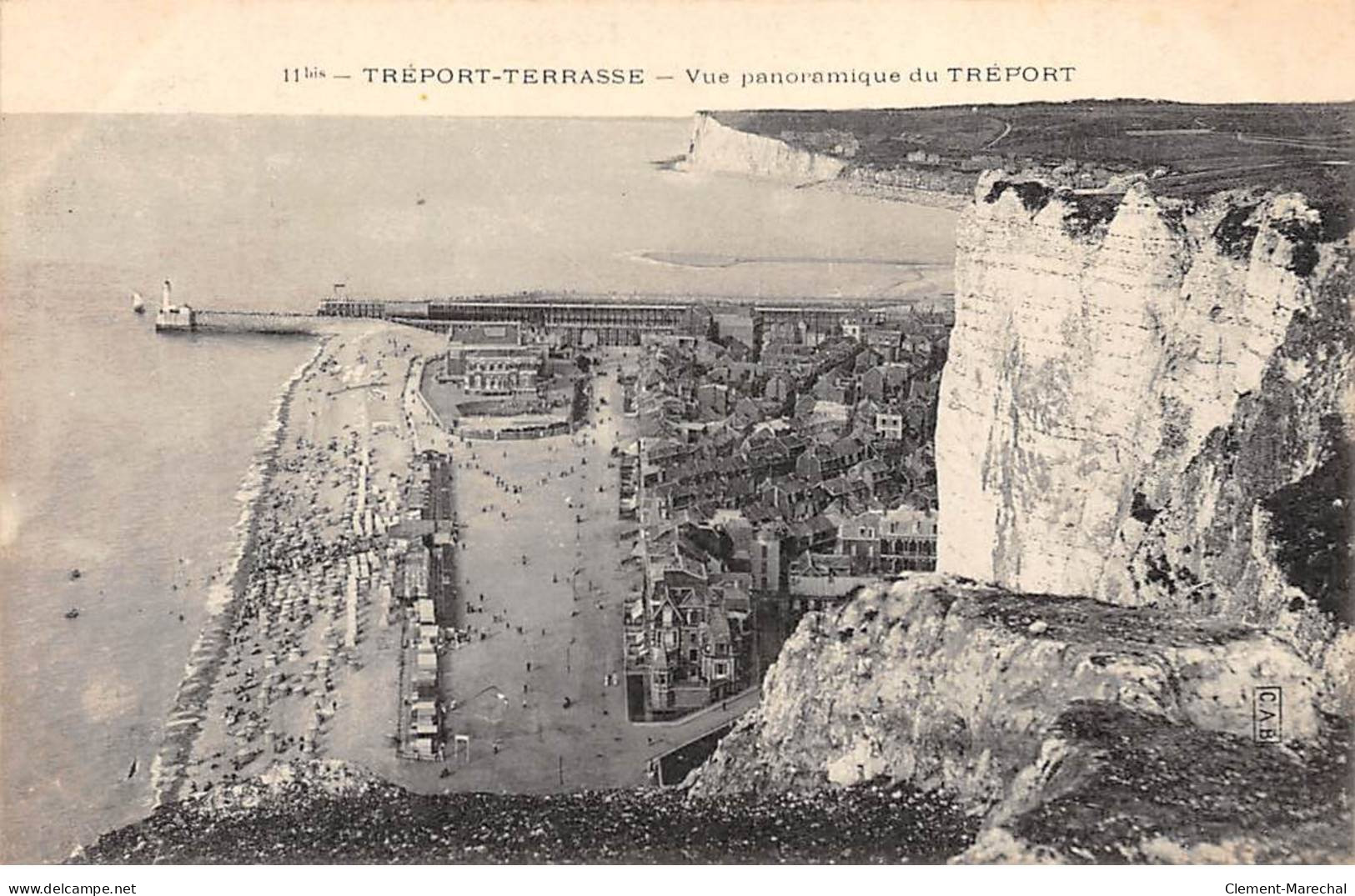 TREPORT TERRASSE - Vue Panoramique Du TREPORT - Très Bon état - Le Treport